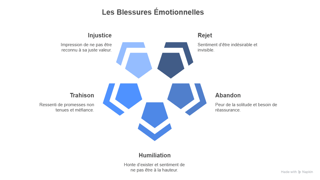 Les 5 blessures de l’âme