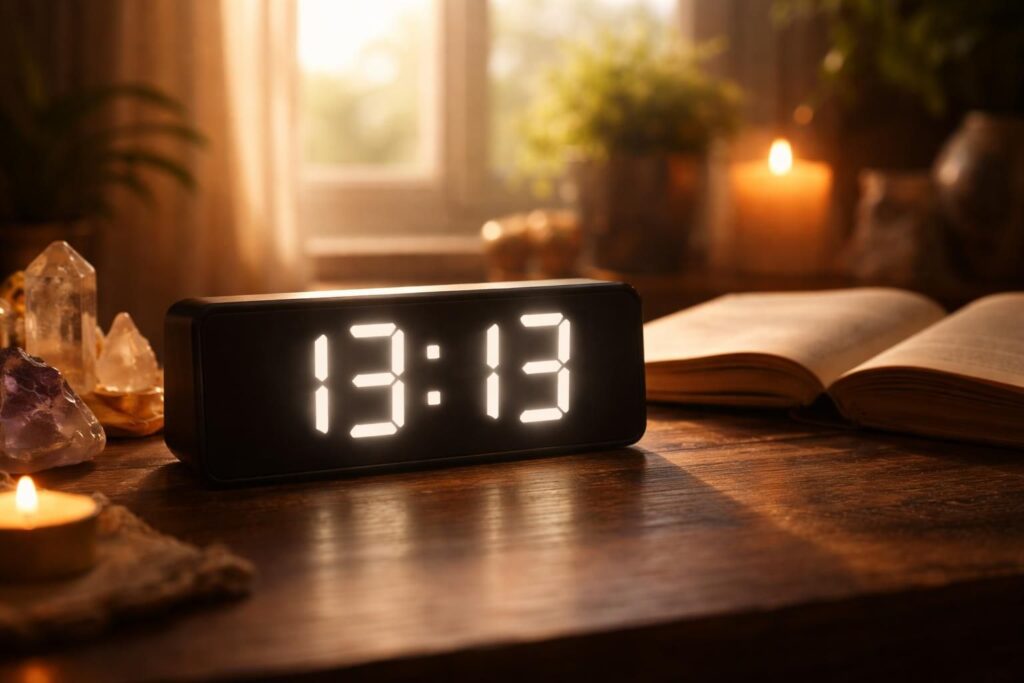 découvrez la signification de l'heure miroir 13h13 et son message caché dans notre article dédié aux heures miroir et aux symboliques liées.