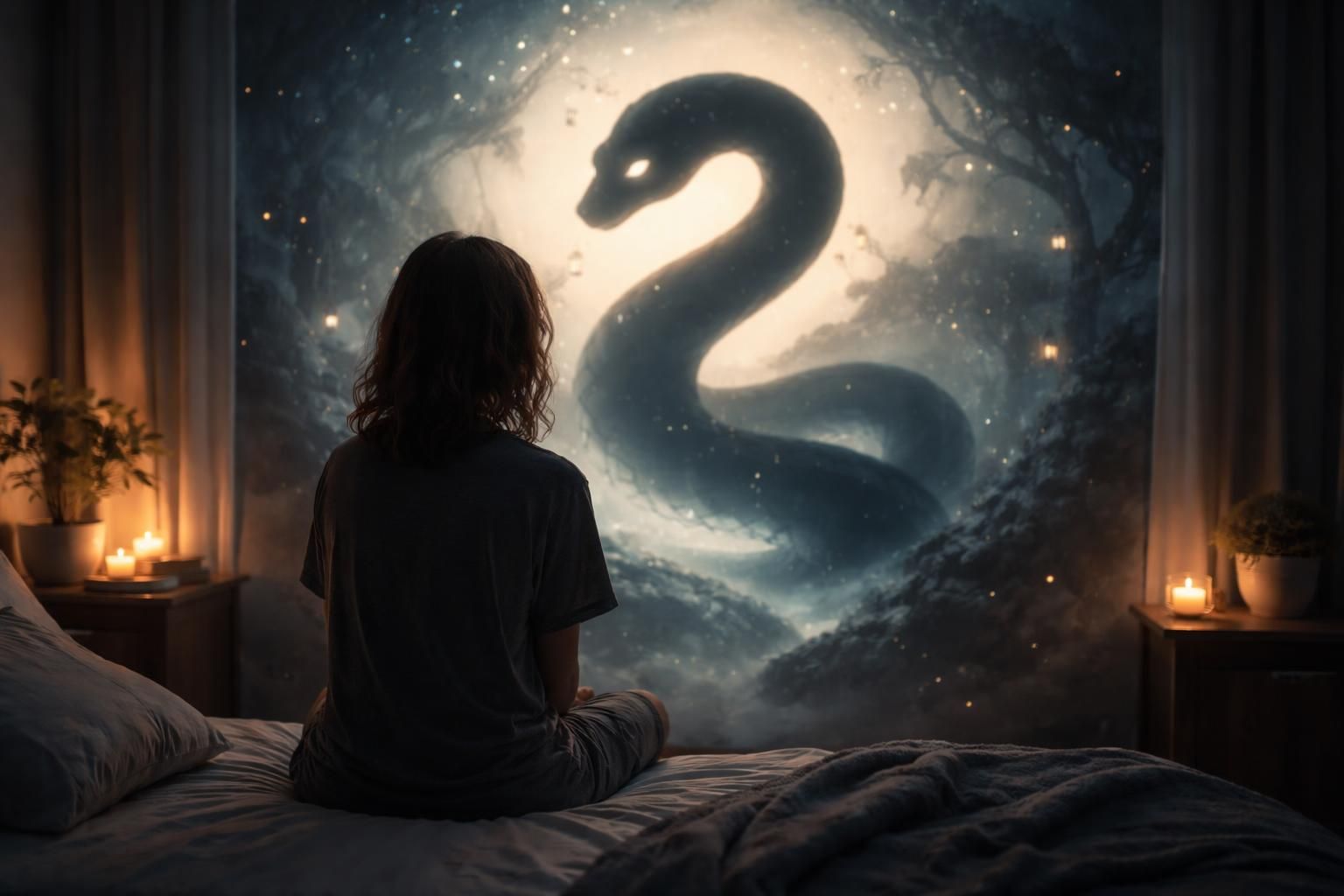 découvrez la signification profonde du rêve de serpent noir et explorez les mystères cachés de l'âme dans cette analyse détaillée et interprétative.