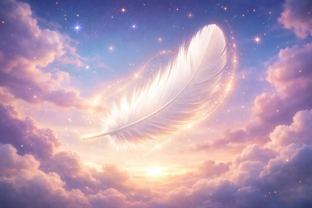 explorez les 5 significations spirituelles célestes essentielles des plumes blanches pour 2024 et découvrez leur message profond pour votre cheminement personnel.