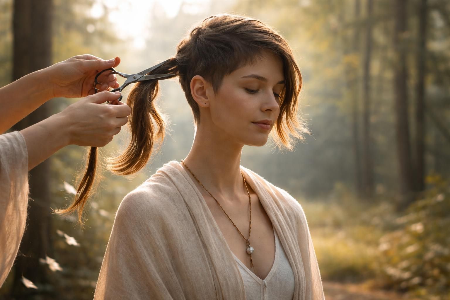 découvrez la signification profonde de rêver de se couper les cheveux, un symbole puissant de transformation intérieure et de message spirituel révélant votre évolution personnelle.