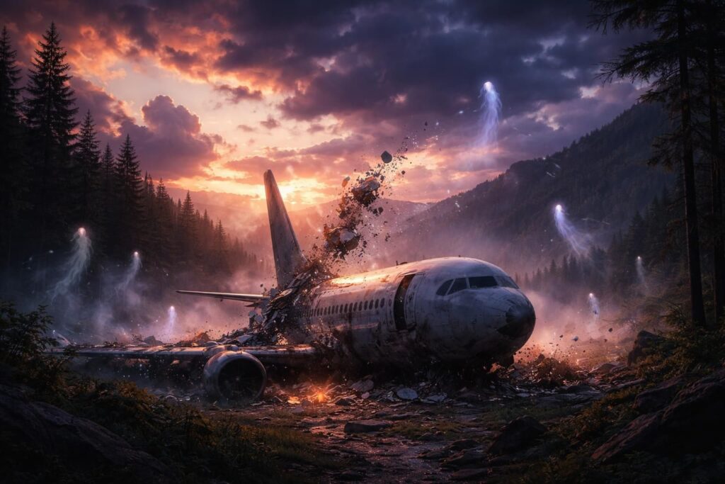 découvrez le sens profond de vos rêves de crash d’avion et décodez les messages cachés que votre subconscient tente de vous transmettre.