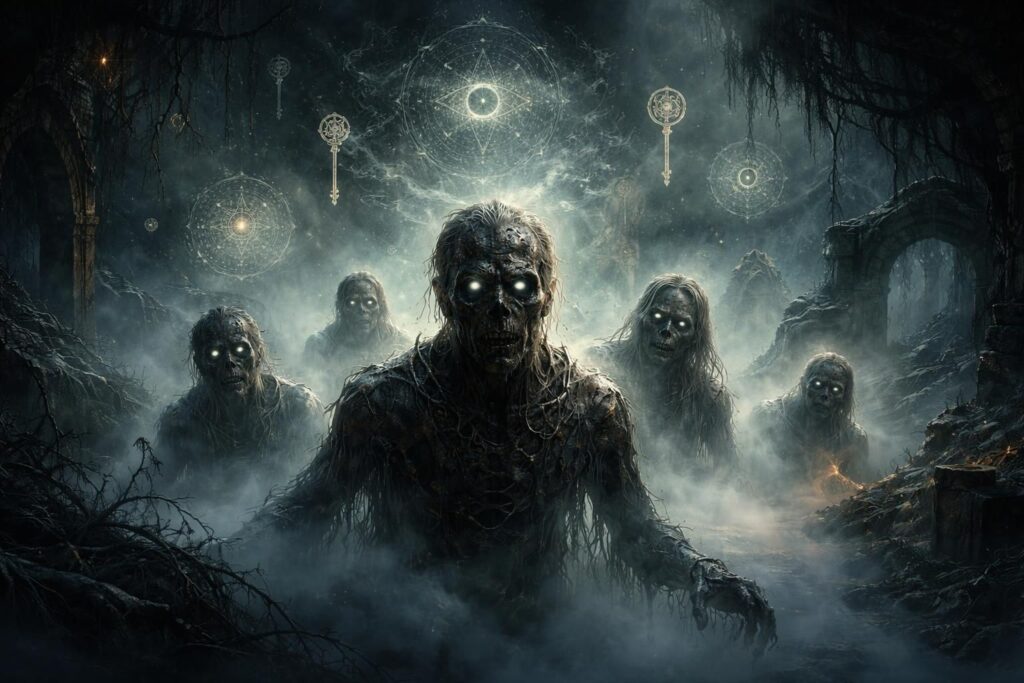 explorez la signification profonde des rêves de morts-vivants et découvrez les symboles cachés de votre inconscient à travers une plongée spirituelle captivante.