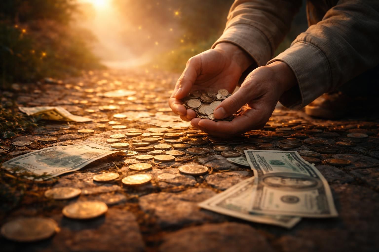 explorez la signification spirituelle des rêves où vous découvrez de l'argent par terre et découvrez les messages cachés que votre subconscient vous envoie.