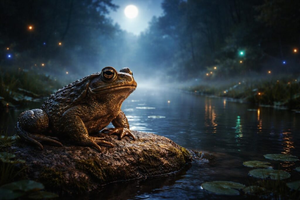 explorez la signification spirituelle des rêves de crapaud et déchiffrez les messages cachés que votre âme vous envoie à travers ces symboles mystiques.